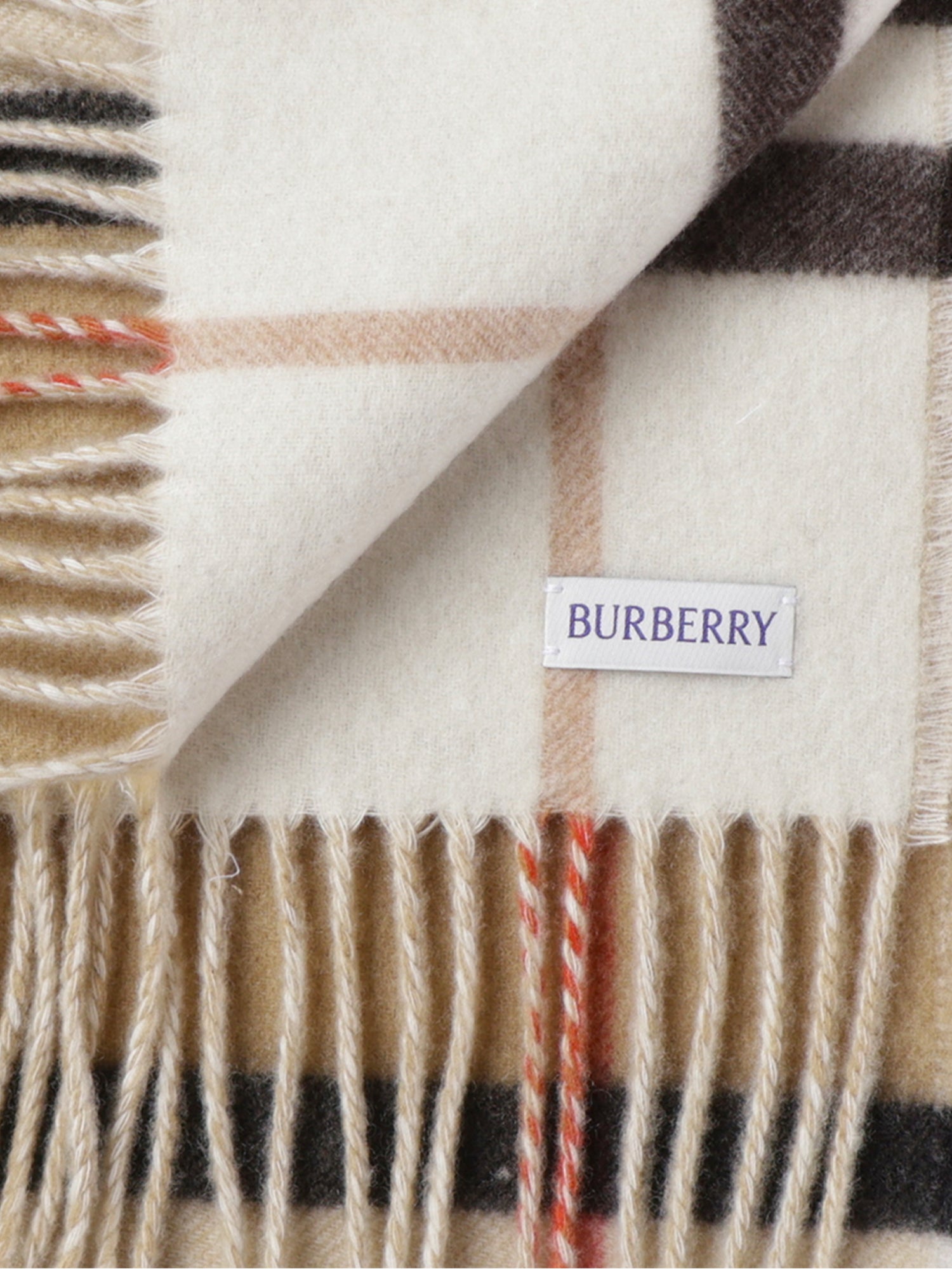 Sciarpa in cashmere Check 8134582 A7026 BURBERRY 