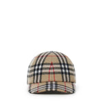 Berretto da baseball in lana Check 8135148 A7028 BURBERRY 