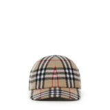 Berretto da baseball in lana Check 8135148 A7028 BURBERRY 