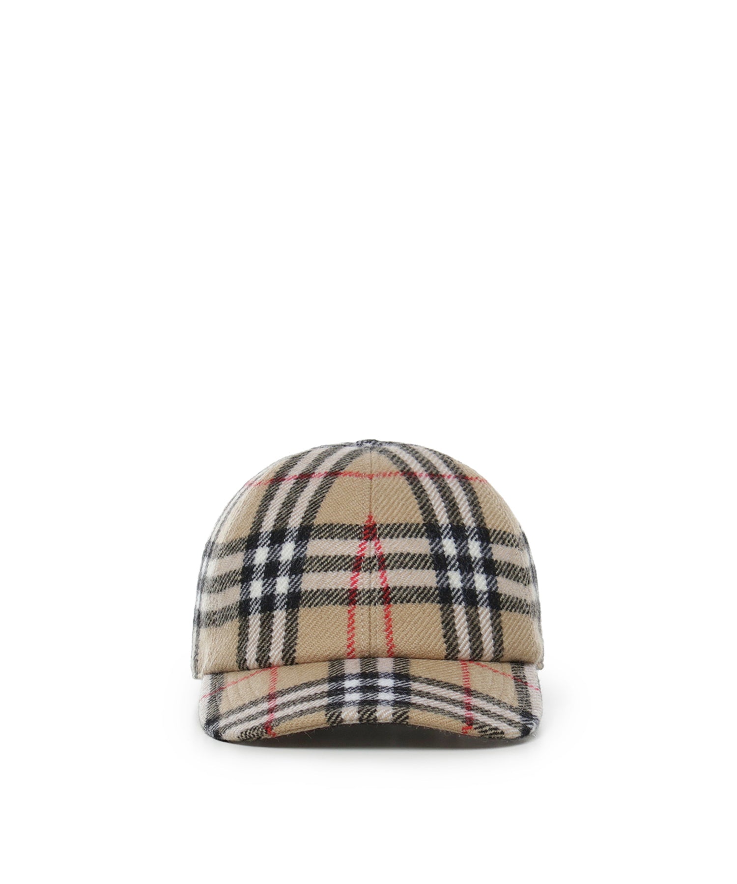 Berretto da baseball in lana Check 8135148 A7028 BURBERRY 
