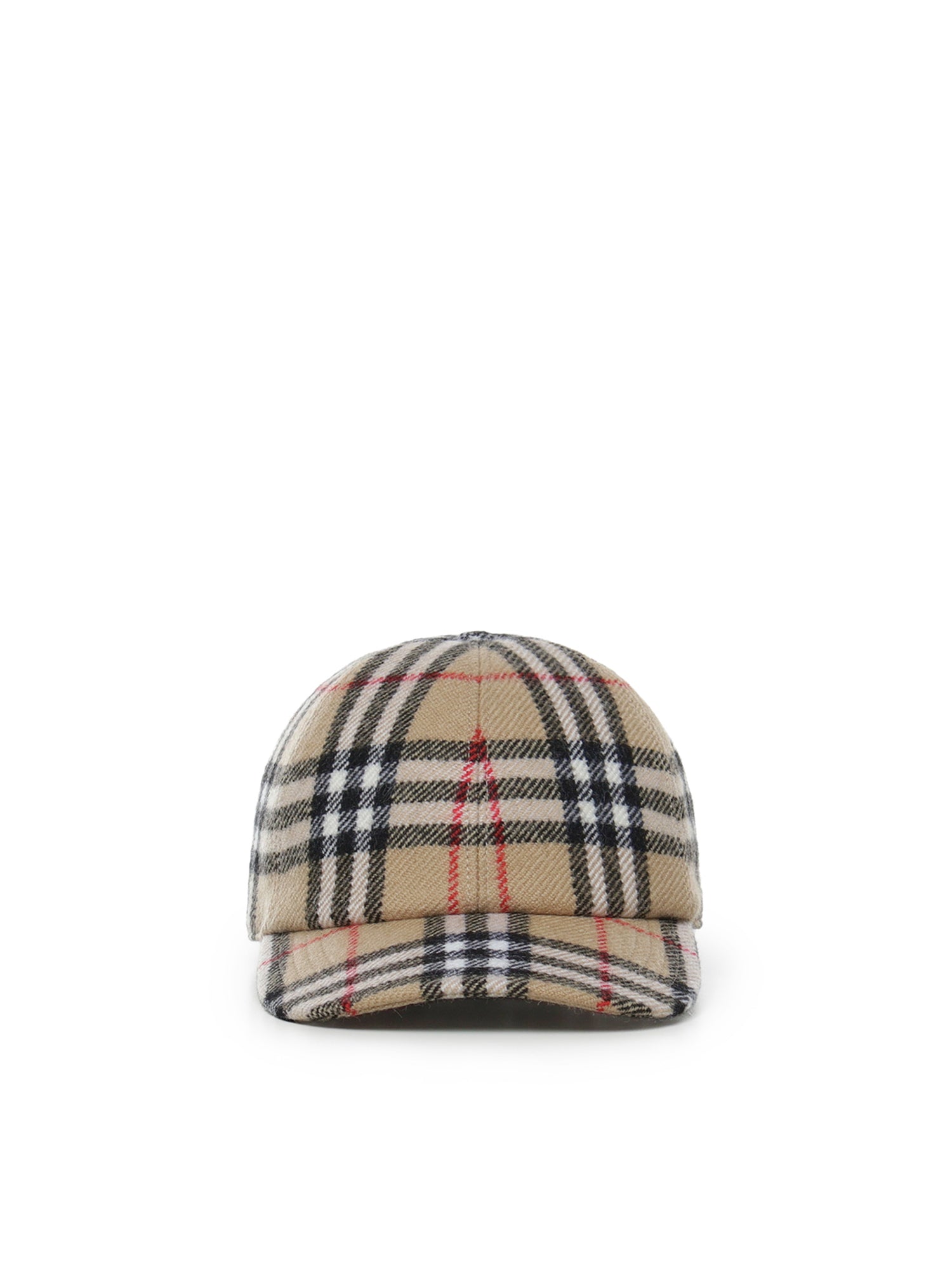 Berretto da baseball in lana Check 8135148 A7028 BURBERRY 