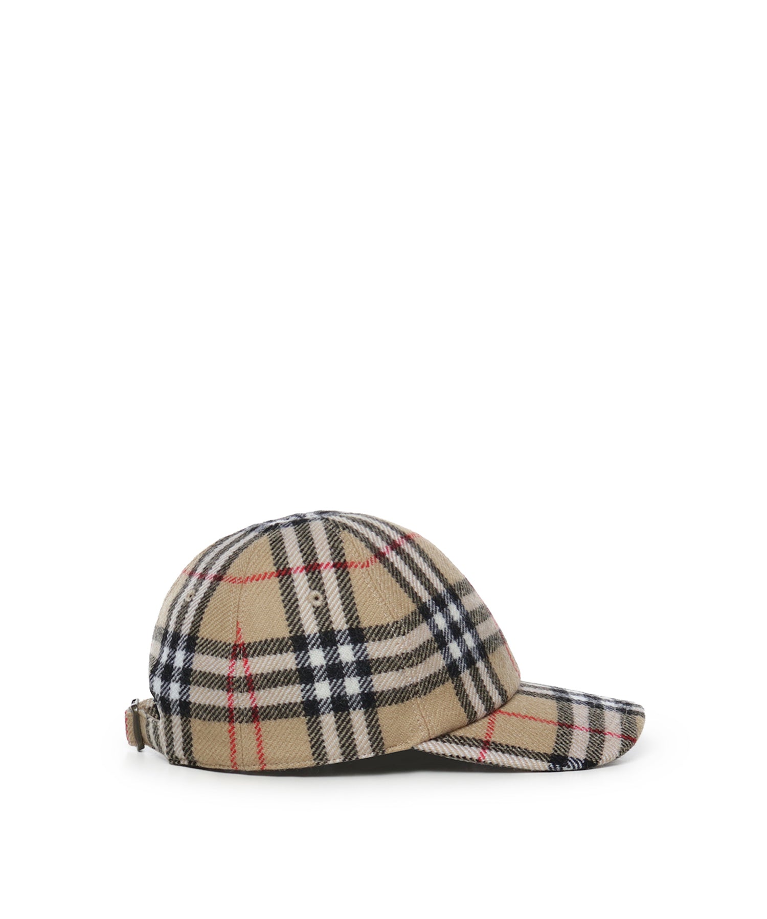Berretto da baseball in lana Check 8135148 A7028 BURBERRY 