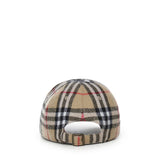Berretto da baseball in lana Check 8135148 A7028 BURBERRY 