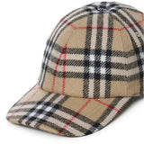 Berretto da baseball in lana Check 8135148 A7028 BURBERRY 