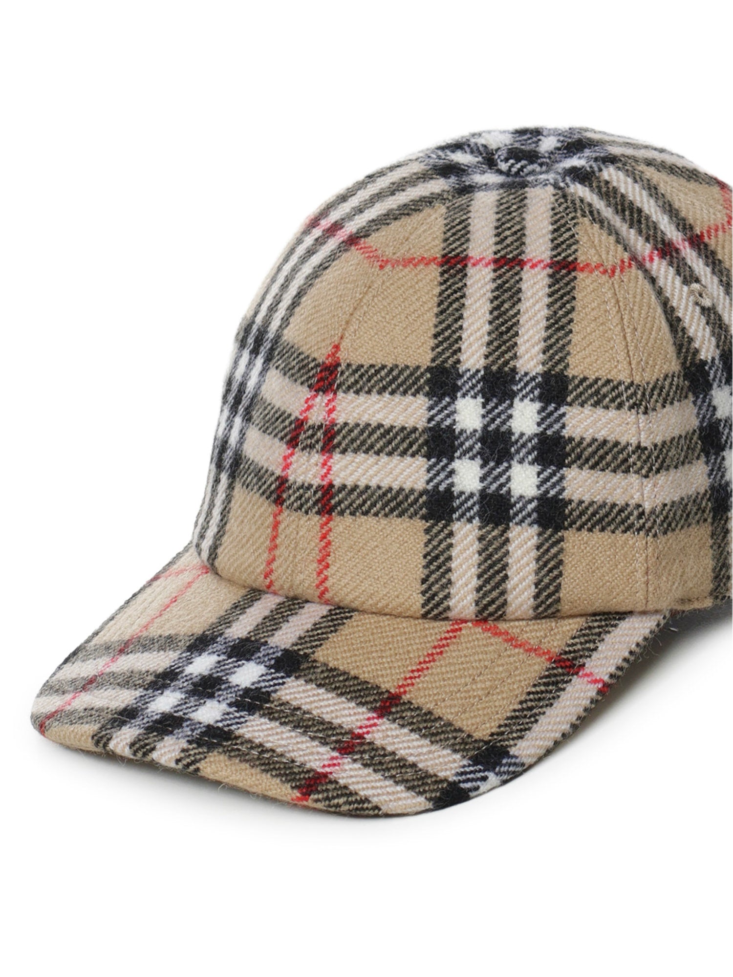 Berretto da baseball in lana Check 8135148 A7028 BURBERRY 