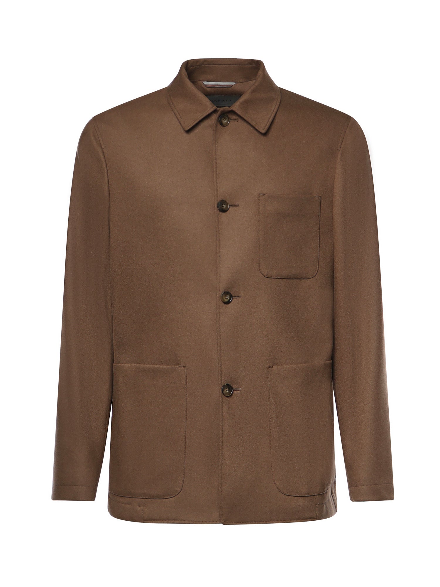 Overshirt in flanella di lana 31028 AN04763704 CANALI 