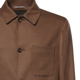 Overshirt in flanella di lana 31028 AN04763704 CANALI 