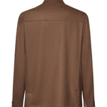 Overshirt in flanella di lana 31028 AN04763704 CANALI 