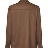 Overshirt in flanella di lana 31028 AN04763704 CANALI 