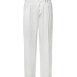 Pantaloni a due pieghe in gabardine di cotone<BR/><BR/> D91606 PT016665 CANALI 