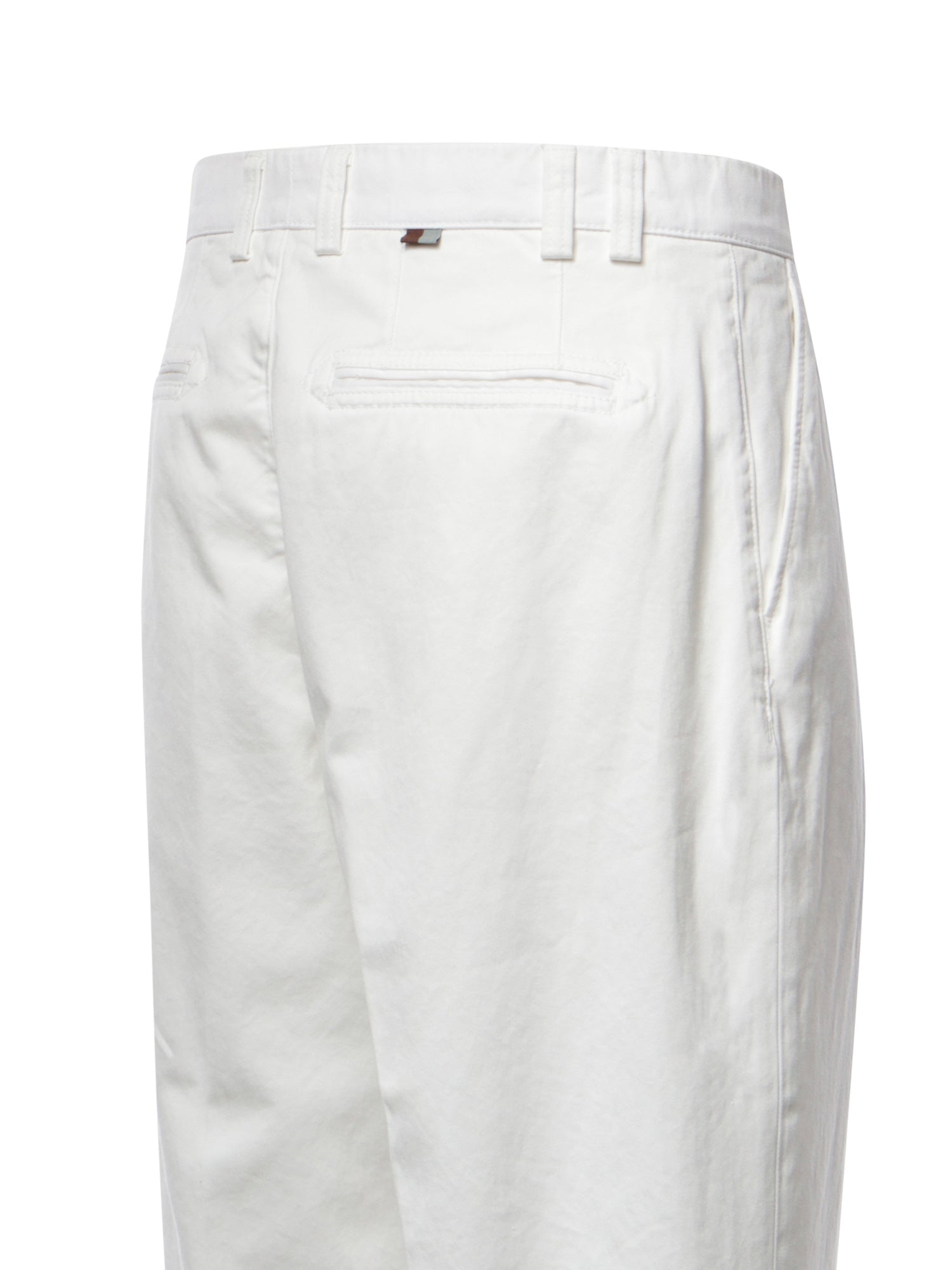 Pantaloni a due pieghe in gabardine di cotone<BR/><BR/> D91606 PT016665 CANALI 