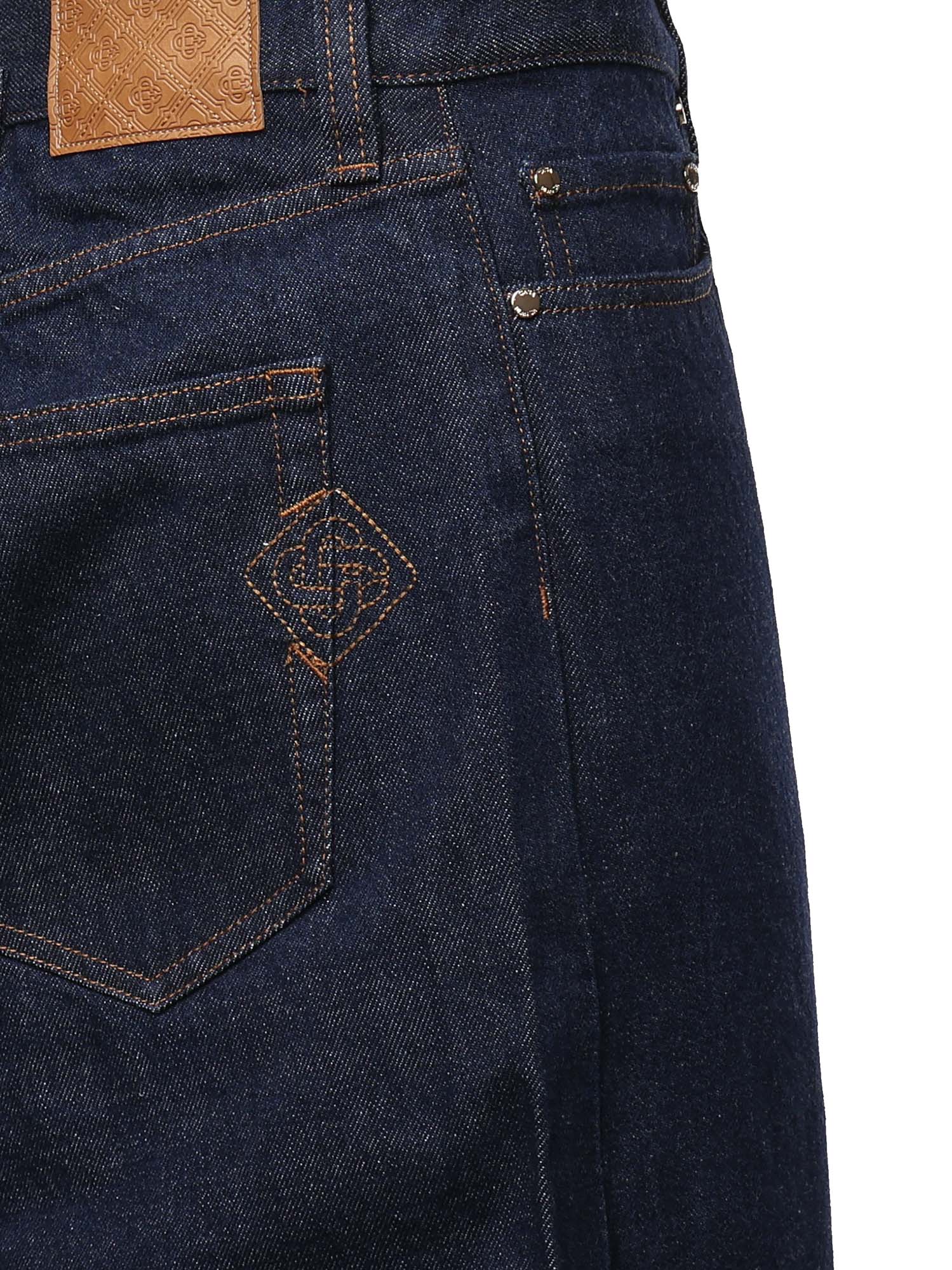 Jeans straight in denim MPF26DN007 01 CASABLANCA 