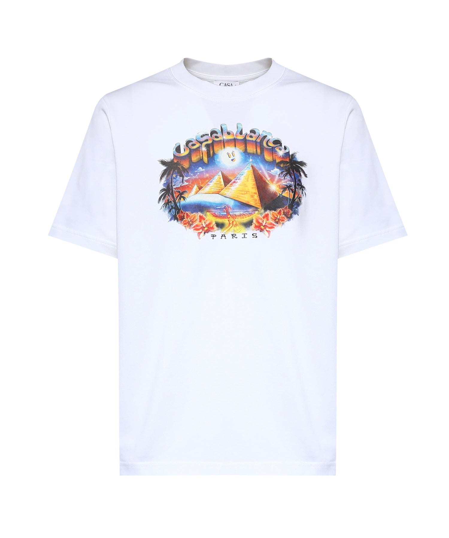 T-shirt in cotone con stampa MPF26JTS001 09 CASABLANCA 