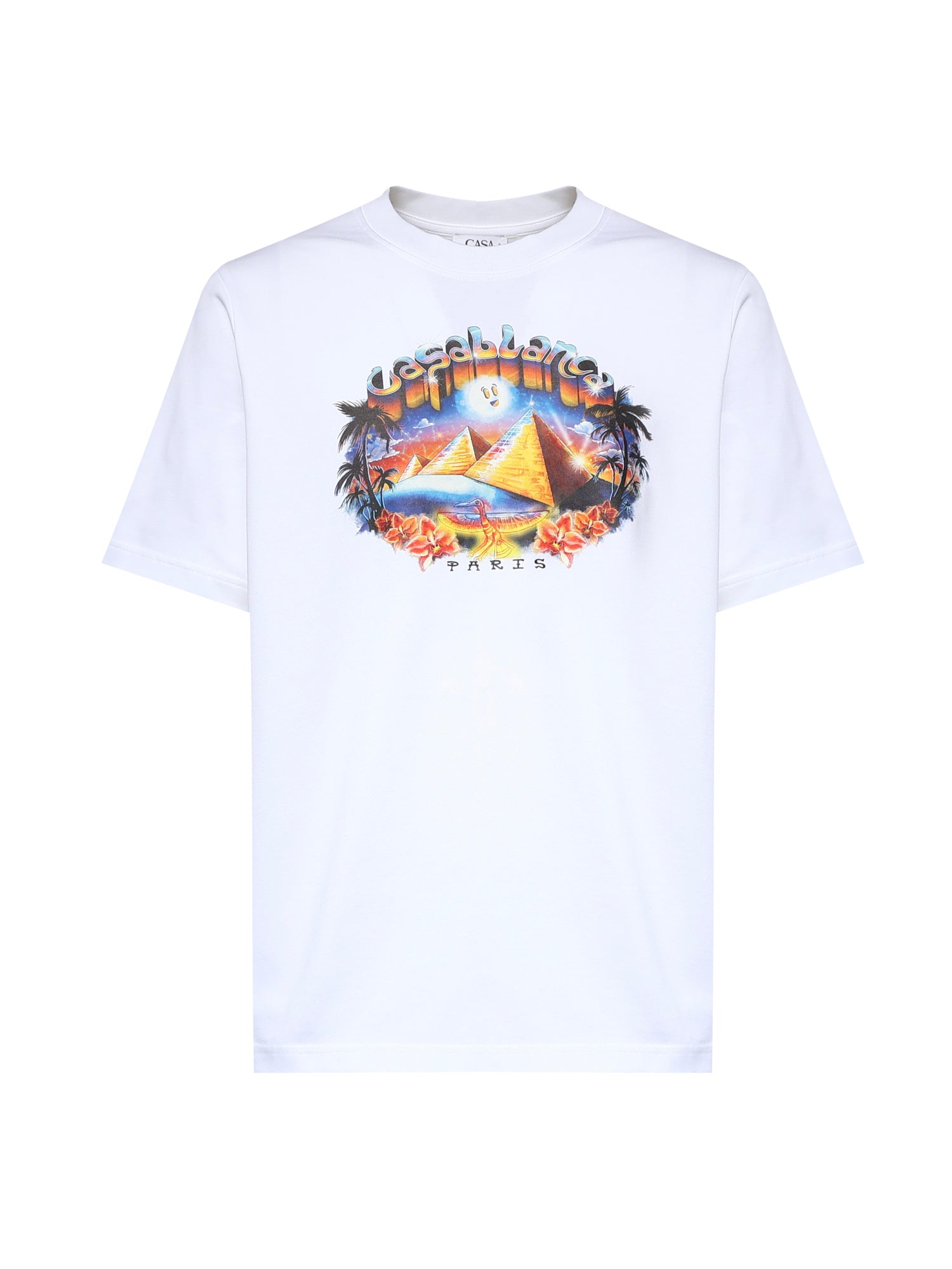 T-shirt in cotone con stampa MPF26JTS001 09 CASABLANCA 