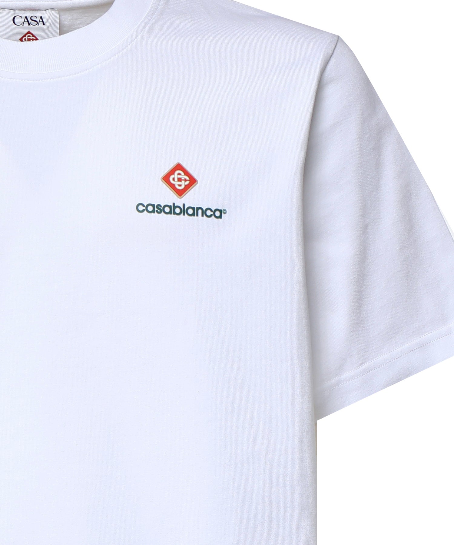 T-shirt in cotone con logo MPF26JTS001 11 CASABLANCA 