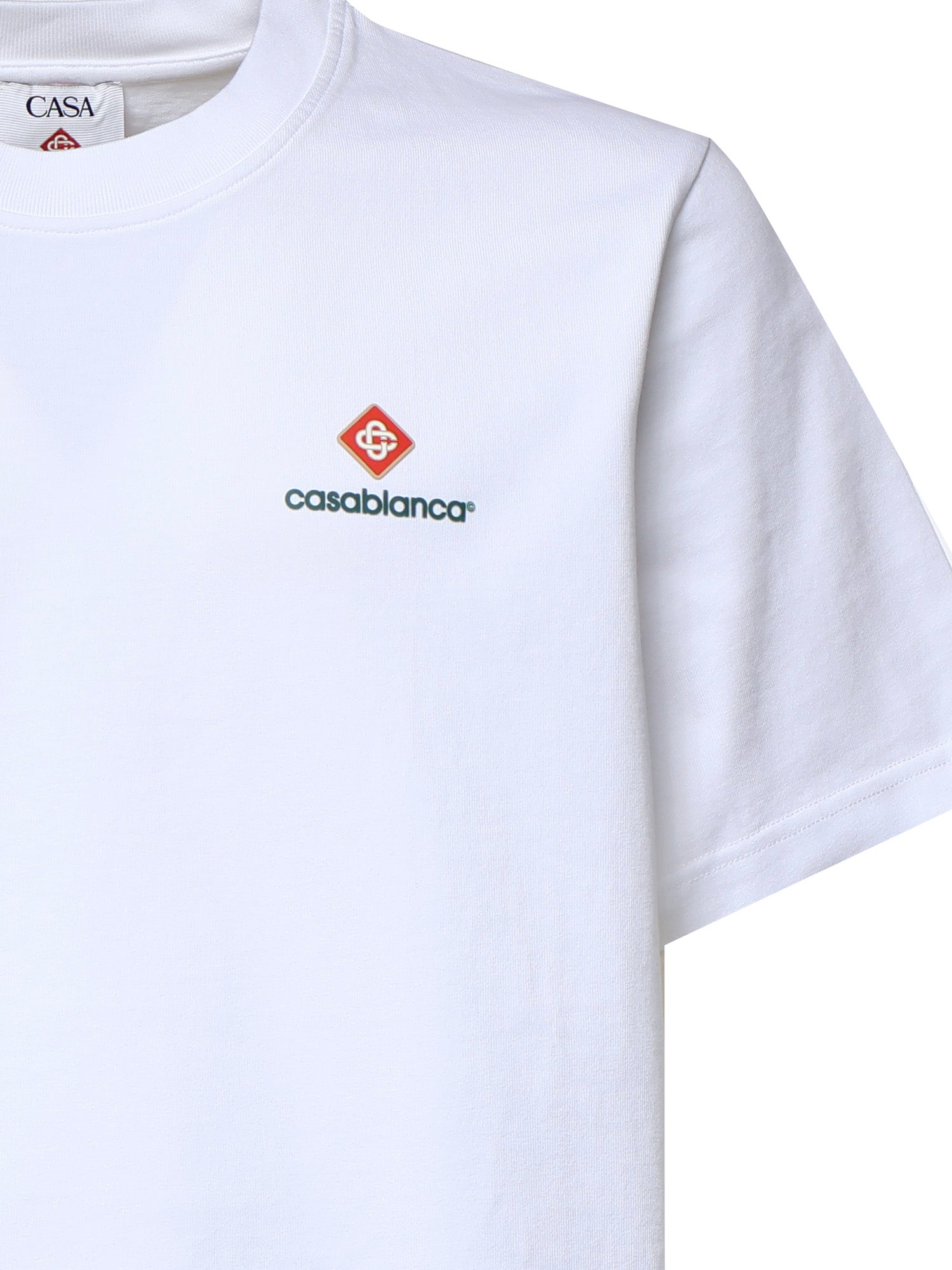 T-shirt in cotone con logo MPF26JTS001 11 CASABLANCA 
