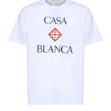 T-shirt in cotone con logo MPF26JTS001 20 CASABLANCA 