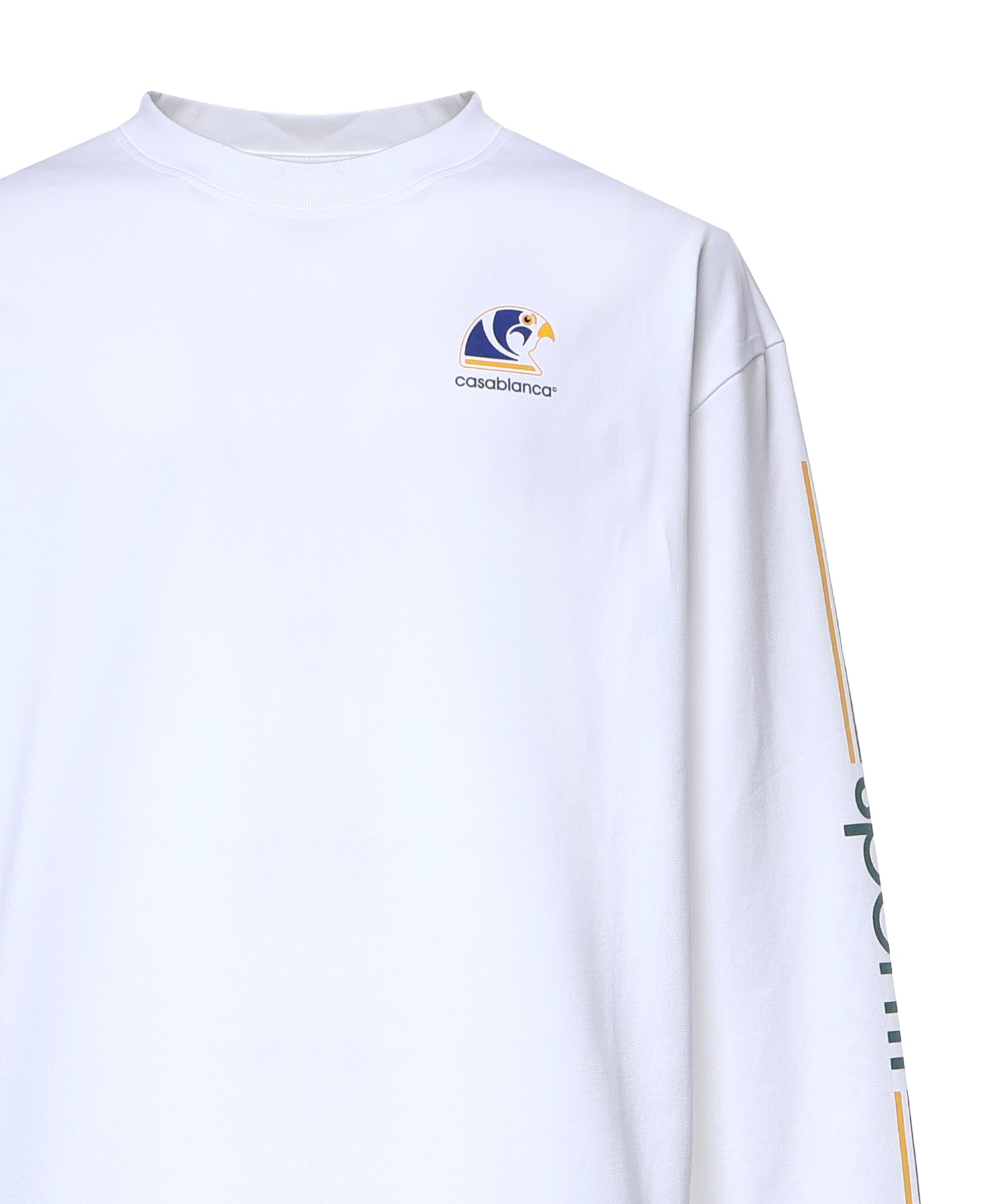 T-shirt a maniche lunghe in cotone MPF26JTS062 02 CASABLANCA 