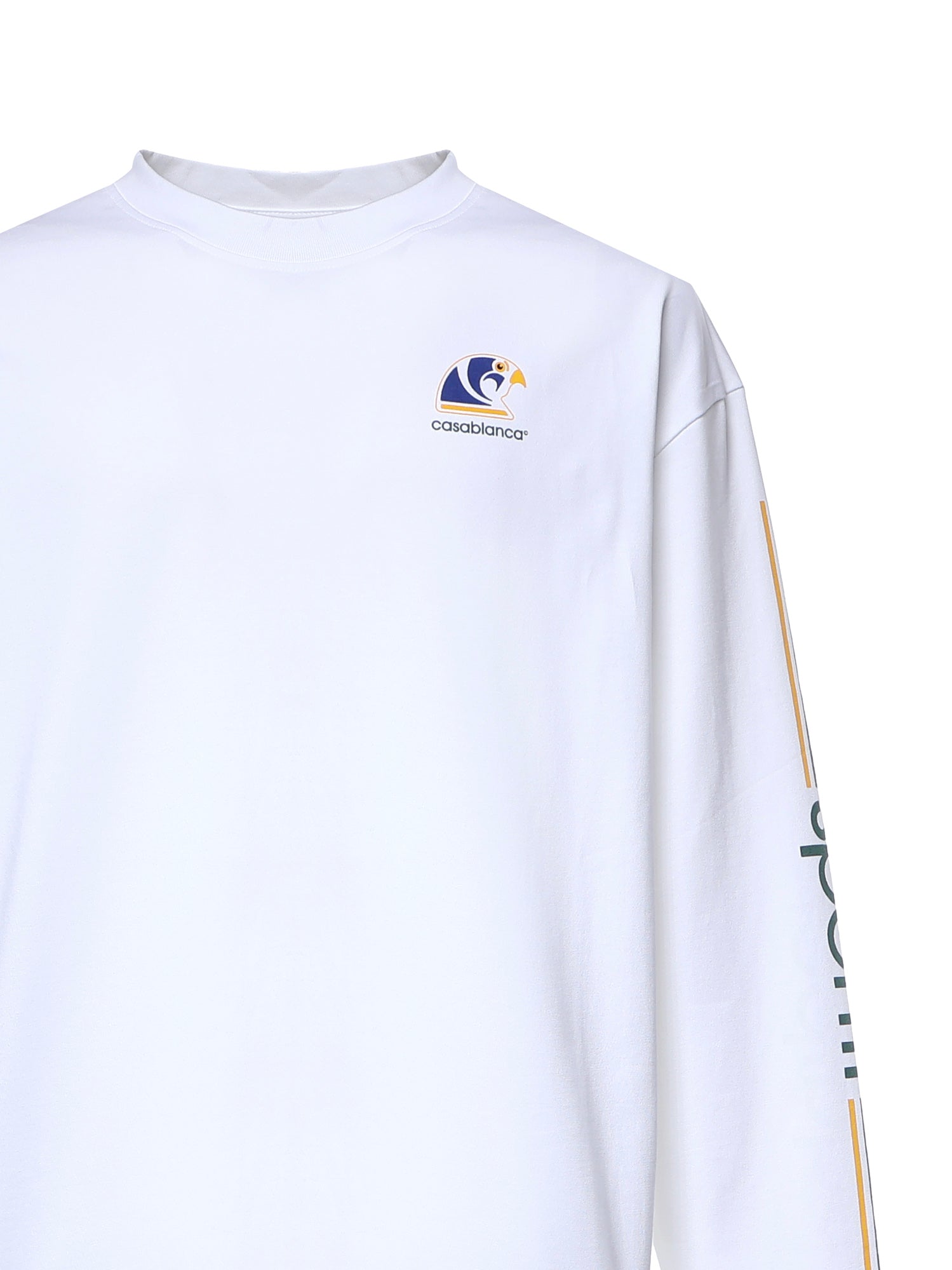 T-shirt a maniche lunghe in cotone MPF26JTS062 02 CASABLANCA 