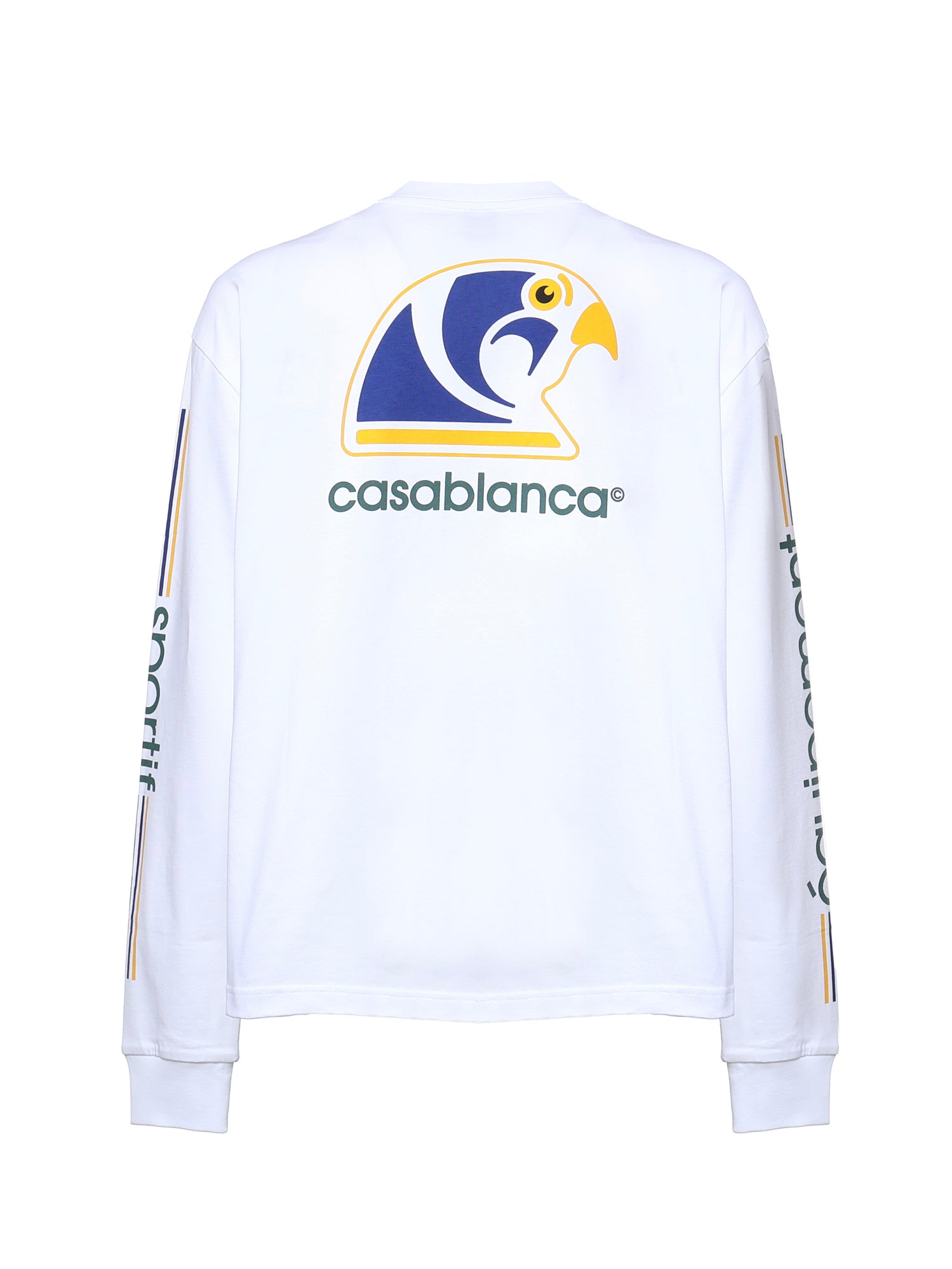 T-shirt a maniche lunghe in cotone MPF26JTS062 02 CASABLANCA 