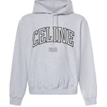 Felpa con cappuccio in pile di cotone RY11A1233 09NO CELINE 