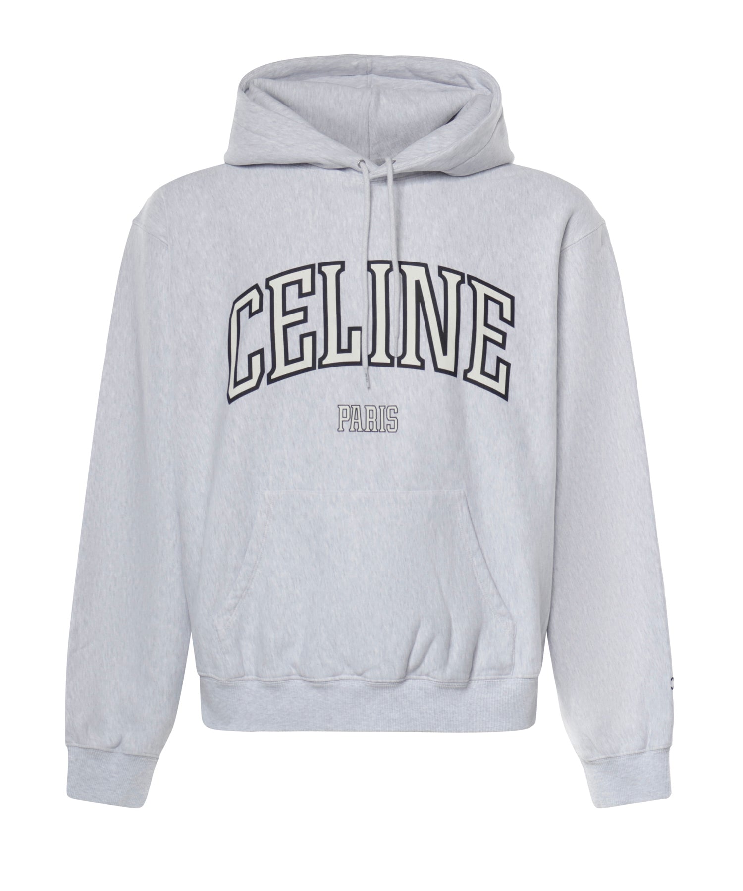 Felpa con cappuccio in pile di cotone RY11A1233 09NO CELINE 