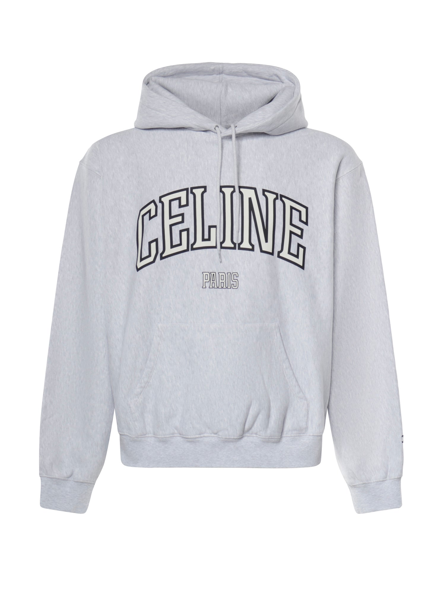 Felpa con cappuccio in pile di cotone RY11A1233 09NO CELINE 