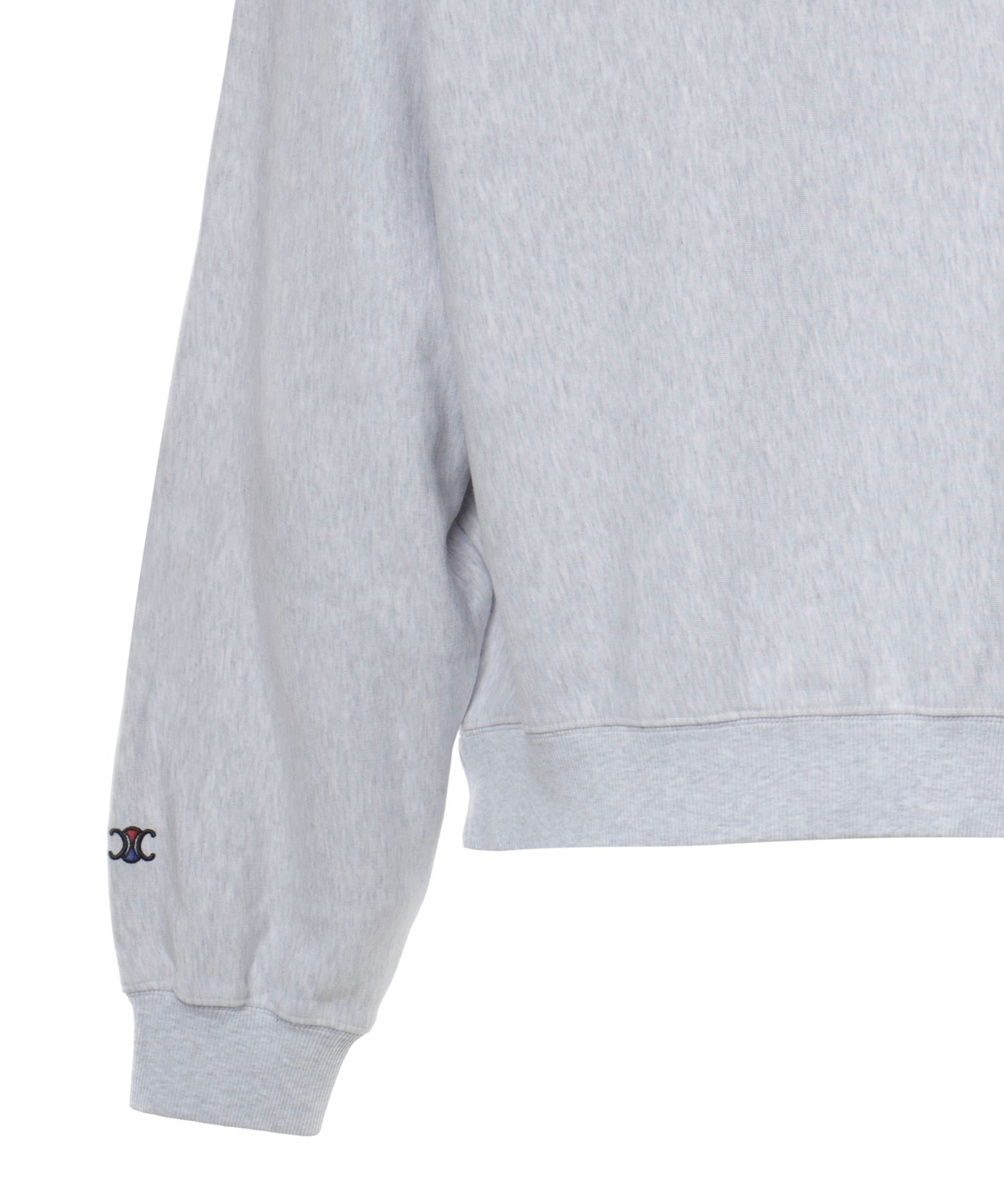 Felpa con cappuccio in pile di cotone RY11A1233 09NO CELINE 