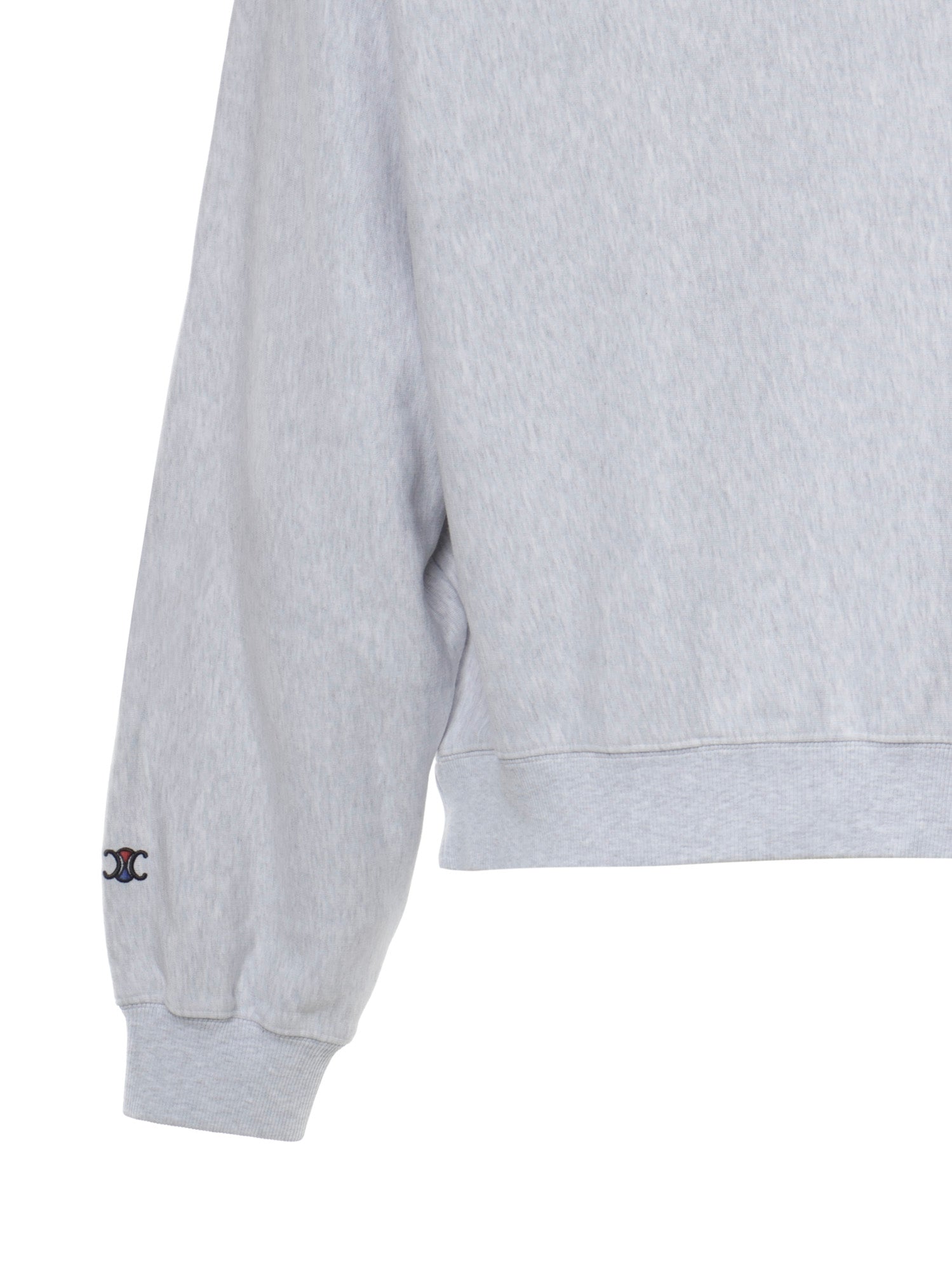 Felpa con cappuccio in pile di cotone RY11A1233 09NO CELINE 