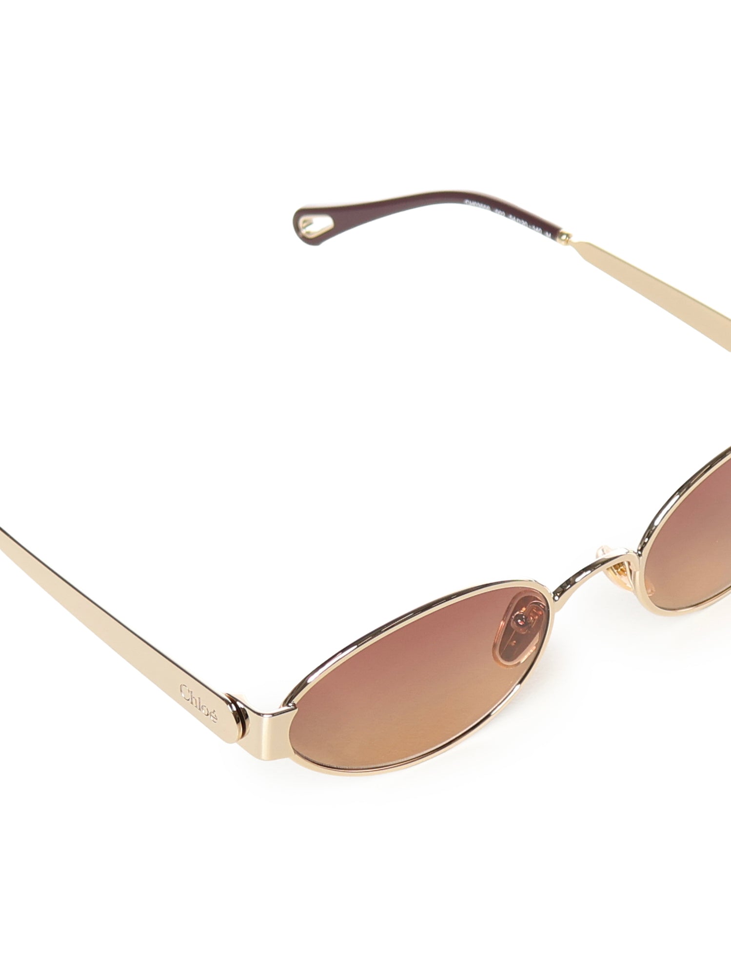 Occhiali da sole ovali con logo <BR/> CH0355S002  CHLOÉ 