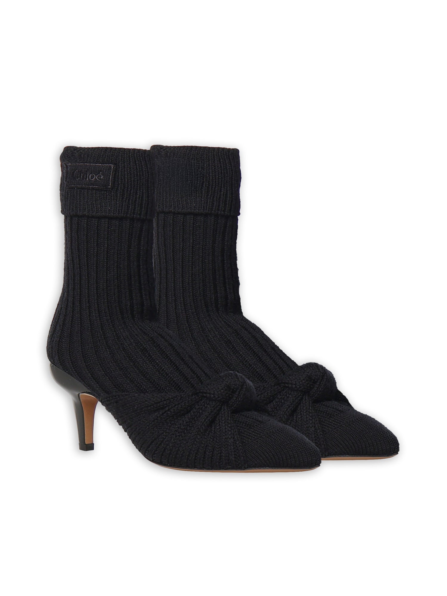 Stivaletti Suzie in lana a coste CH26A20KZB 001 CHLOÉ 