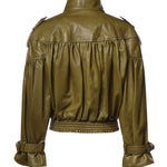 Giacca cropped in pelle CH26ACV19201 3D2 CHLOÉ 