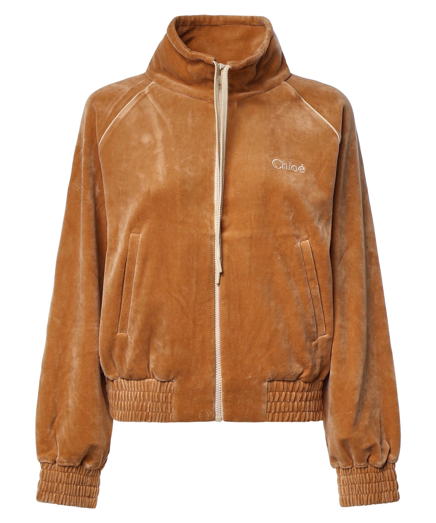 Felpa in misto cotone con zip CH26AJH25188 271 CHLOÉ 