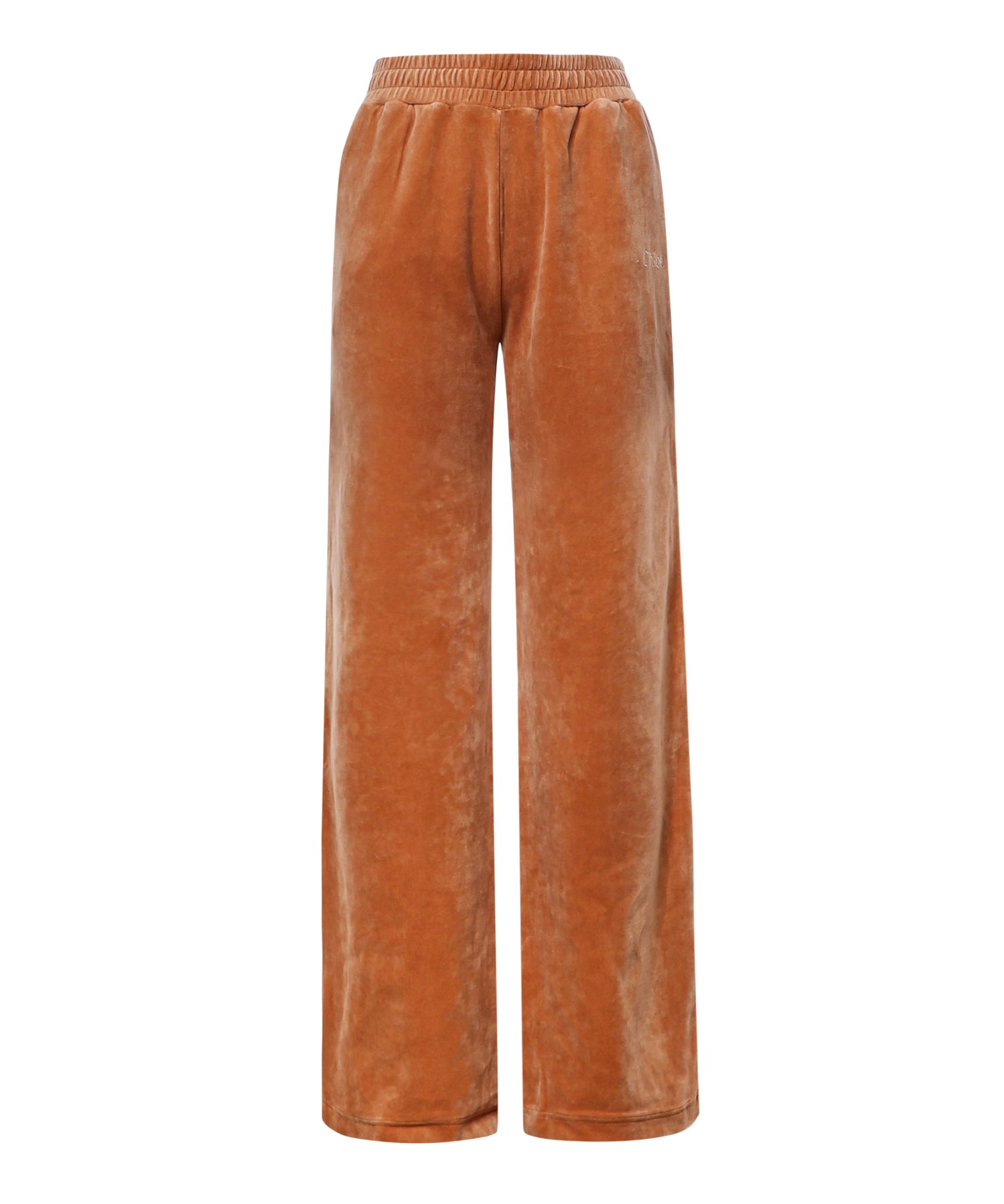 Pantaloni joggers in velluto con logo CH26AJP01188 271 CHLOÉ 