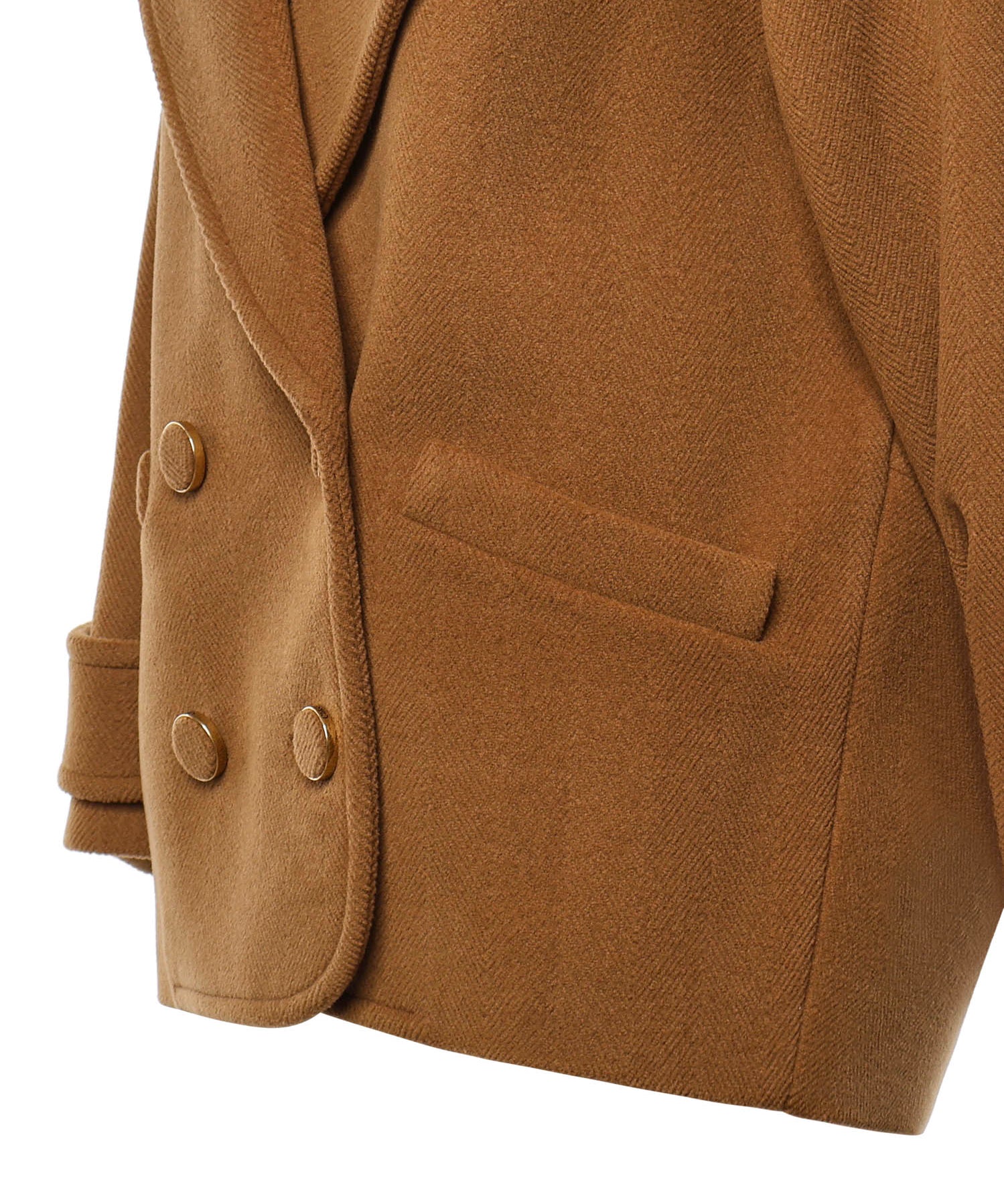 Cappotto cropped doppiopetto in lana CH26AMA06077 212 CHLOÉ 