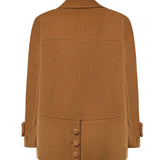Cappotto cropped doppiopetto in lana CH26AMA06077 212 CHLOÉ 