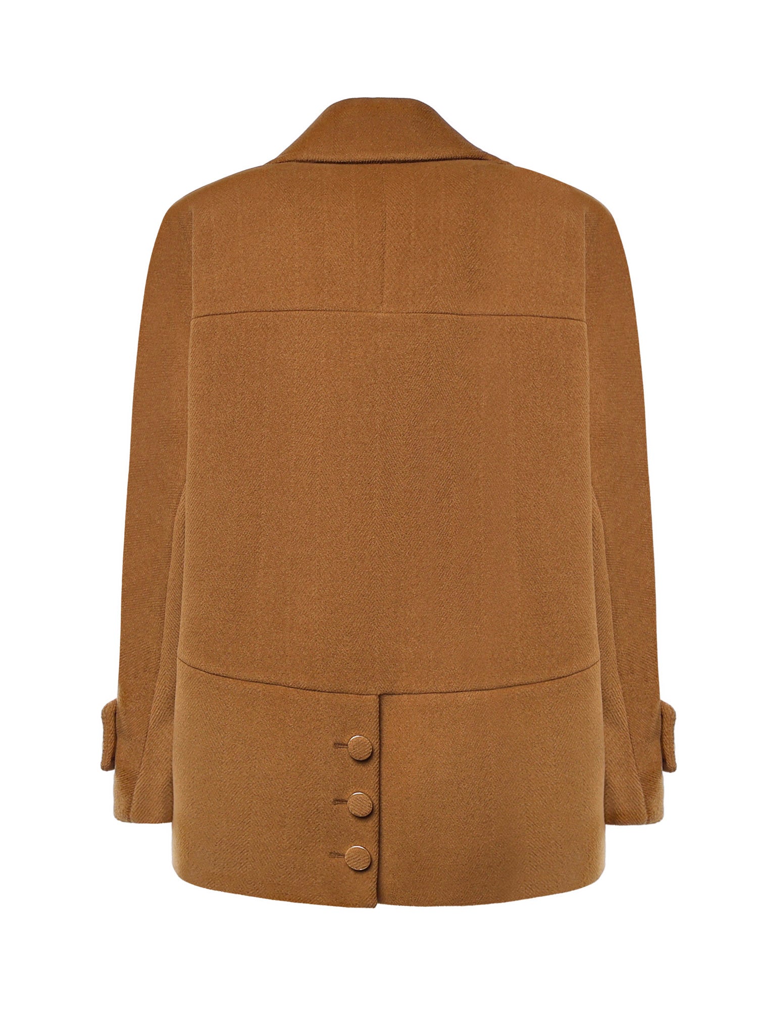 Cappotto cropped doppiopetto in lana CH26AMA06077 212 CHLOÉ 