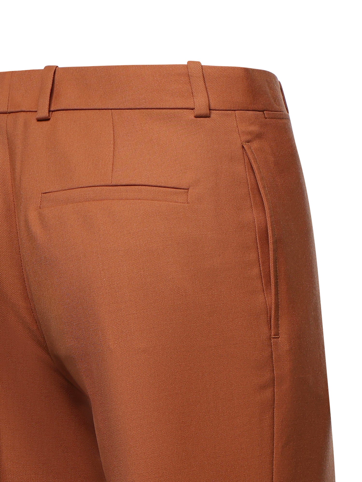 Pantaloni svasati in gabardine di lana CH26APA36066 249 CHLOÉ 