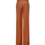 Pantaloni svasati in gabardine di lana CH26APA36066 249 CHLOÉ 