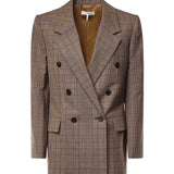 Blazer doppiopetto check in lana CH26AVE78164 93C CHLOÉ 