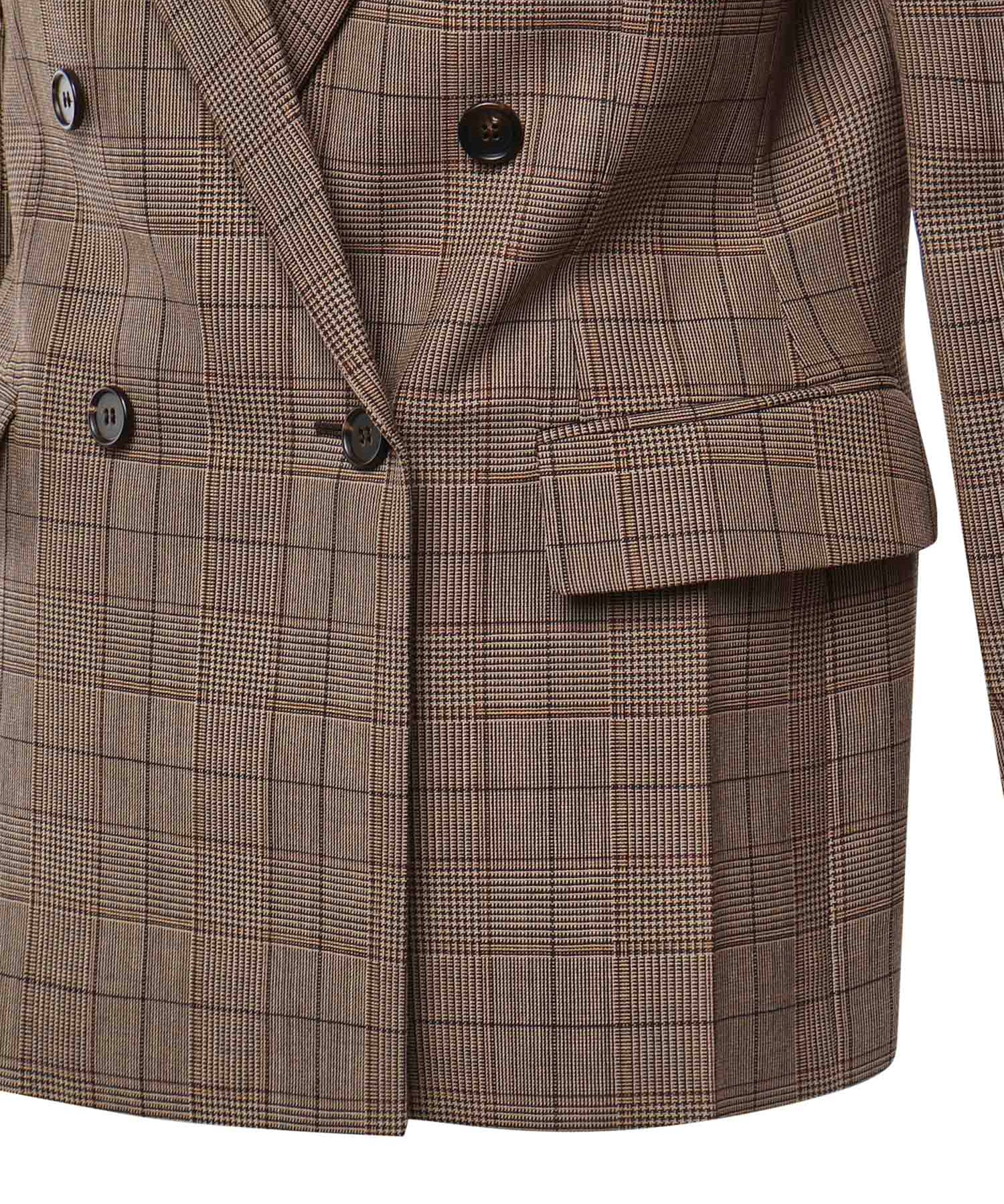 Blazer doppiopetto check in lana CH26AVE78164 93C CHLOÉ 