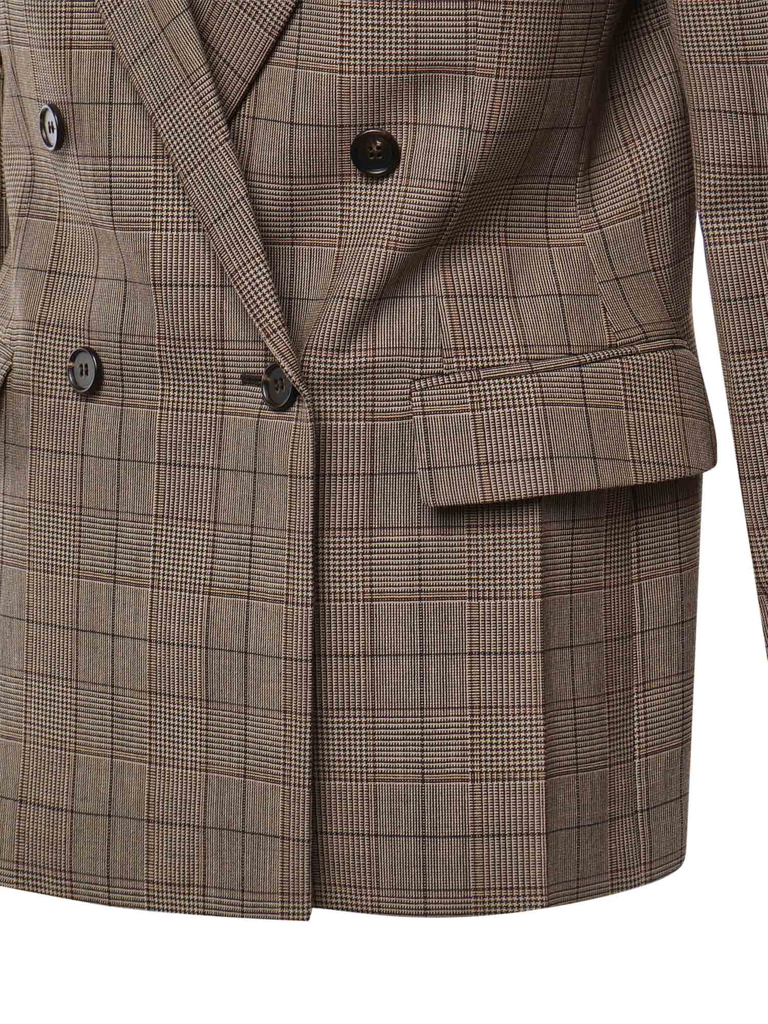 Blazer doppiopetto check in lana CH26AVE78164 93C CHLOÉ 