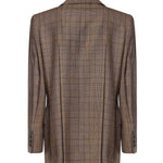 Blazer doppiopetto check in lana CH26AVE78164 93C CHLOÉ 