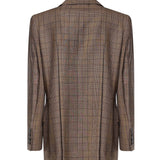 Blazer doppiopetto check in lana CH26AVE78164 93C CHLOÉ 