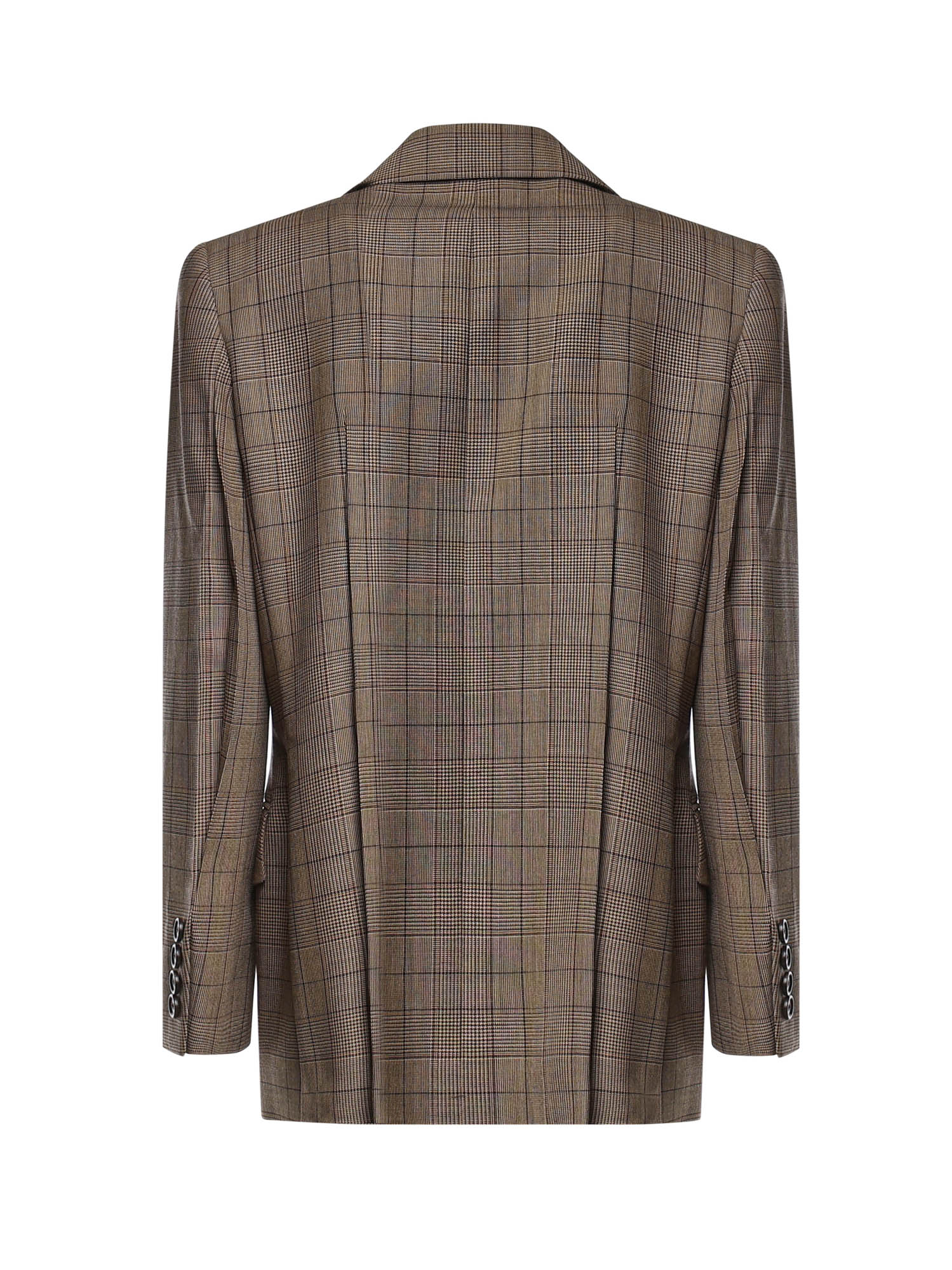 Blazer doppiopetto check in lana CH26AVE78164 93C CHLOÉ 