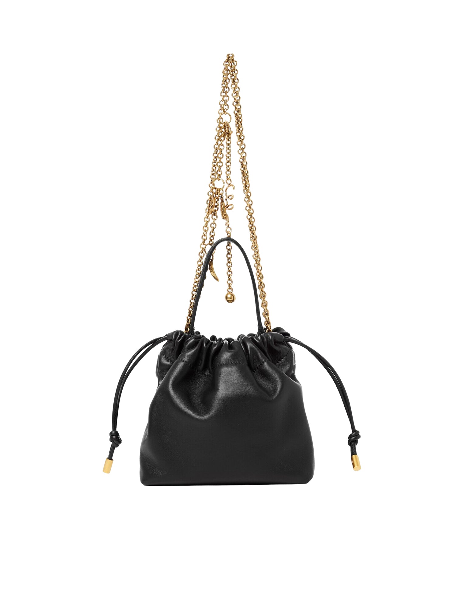 Borsa a spalla piccola Chloé Icons con catena in pelle CH26UP789R12 001 CHLOÉ 