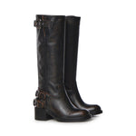 Stivali biker Dakota in pelle CHC25A12ESY 001 CHLOÉ 