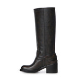 Stivali biker Dakota in pelle CHC25A12ESY 001 CHLOÉ 