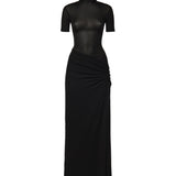 Abito lungo Fusion 24013264 BLACK CHRISTOPHER ESBER 