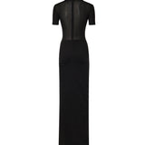 Abito lungo Fusion 24013264 BLACK CHRISTOPHER ESBER 